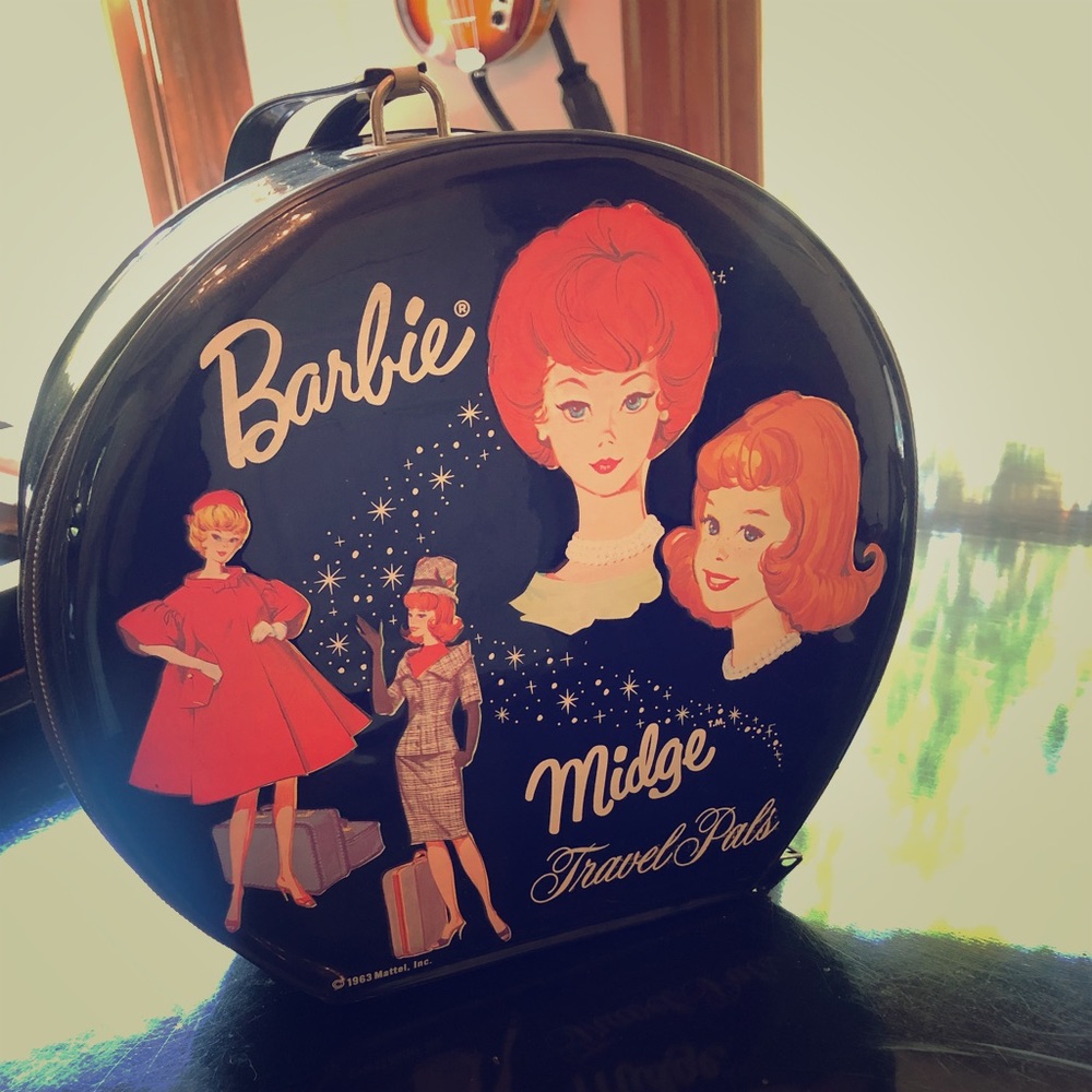 1963 Barbie and Midge Travel Pals Case